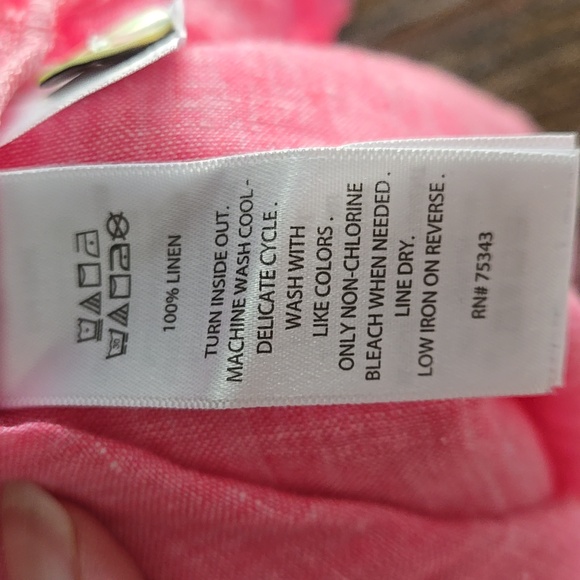 Sigrid Olsen Linen Tunic Size XL - Picture 5 of 8